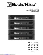 Electro-Voice PA1250T Manual pdf manual